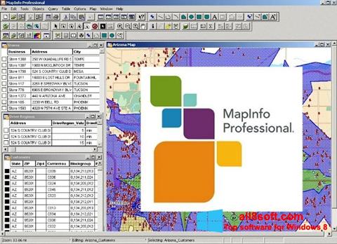 Screenshot MapInfo Professional Windows 8