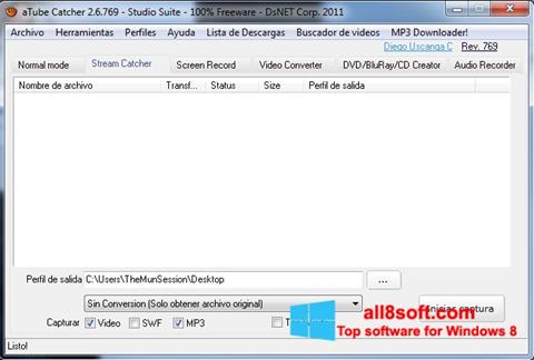 Screenshot aTube Catcher Windows 8