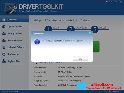Screenshot Driver Toolkit Windows 8