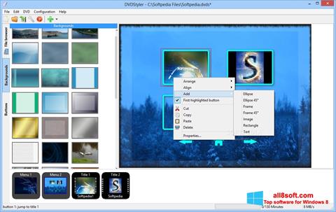 Screenshot DVDStyler Windows 8