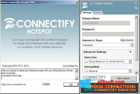 Screenshot Connectify Hotspot PRO Windows 8