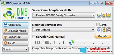 Screenshot DNS Jumper Windows 8