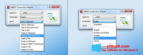 Screenshot ABBYY Screenshot Reader Windows 8