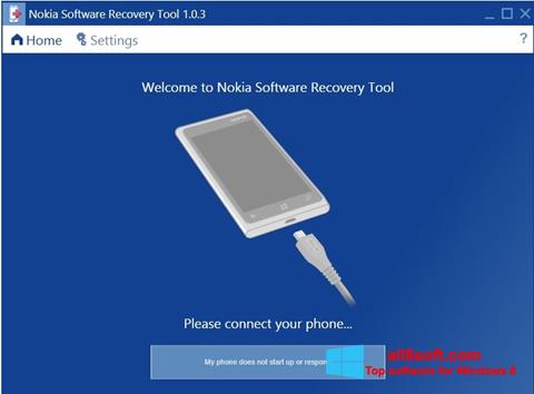 Screenshot Nokia Software Recovery Tool Windows 8