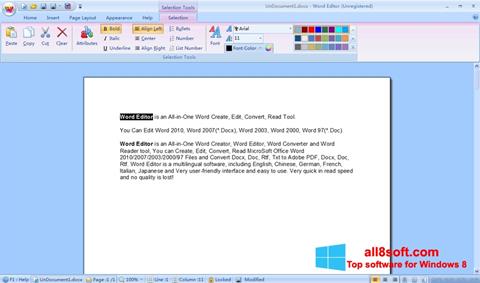 Screenshot DocX Reader Windows 8